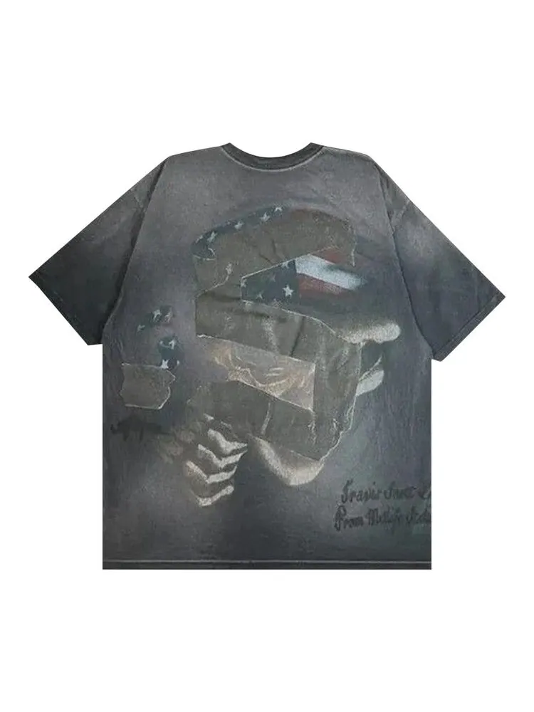 Футболка Cactus Jack by Travis Scott Met Life Tee II — изображение 2 из 2, серый