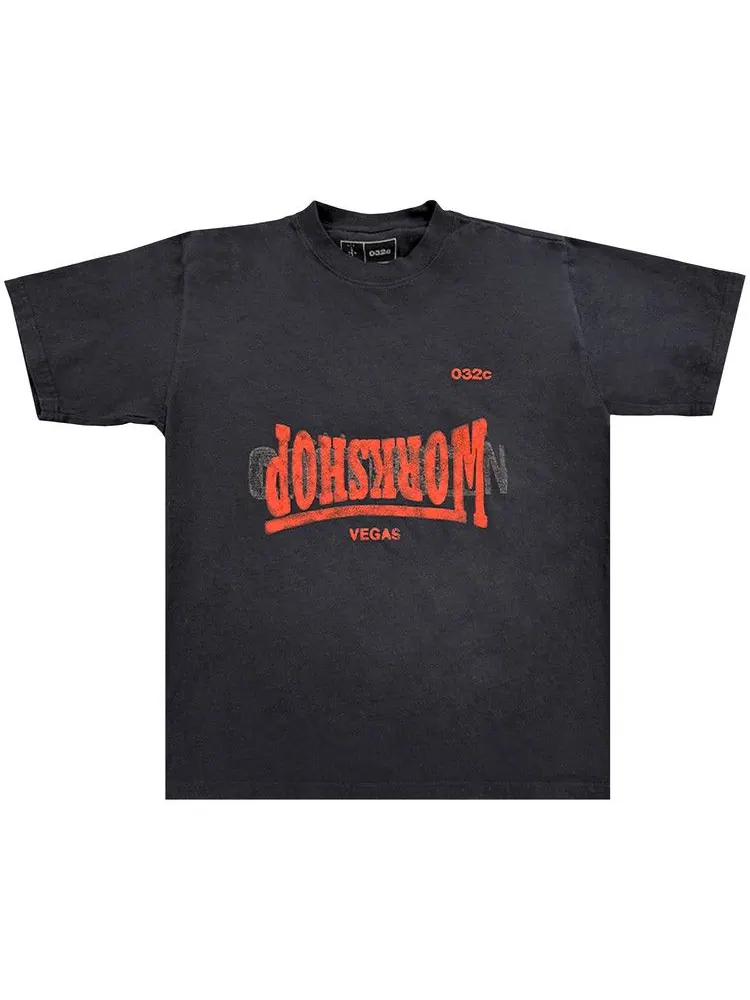 Футболка Cactus Jack by Travis Scott x 032c Workshop Tee — изображение 1 из 1, черный
