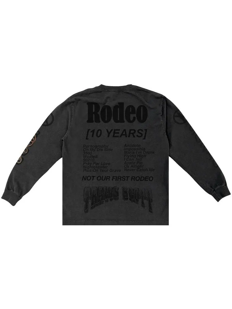 Лонгслив Cactus Jack by Travis Scott Rodeo 10 Years Desert Long-Sleeve — изображение 2 из 2, черный