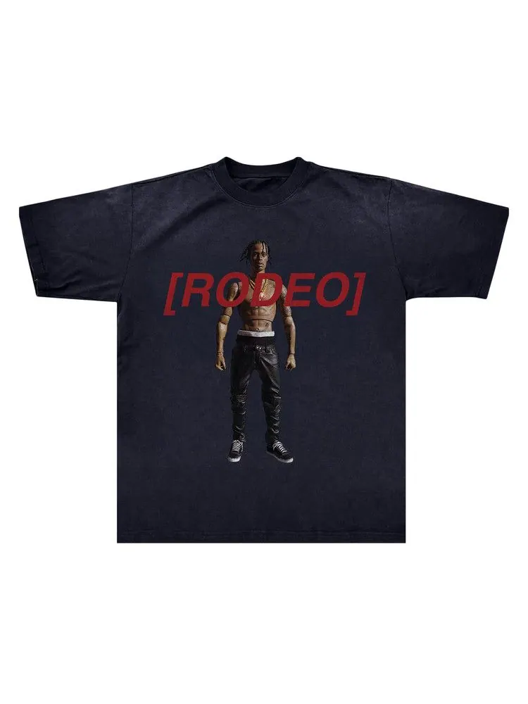 Футболка Cactus Jack by Travis Scott Rodeo 10 Years Action Figure Tee — изображение 1 из 2, черный
