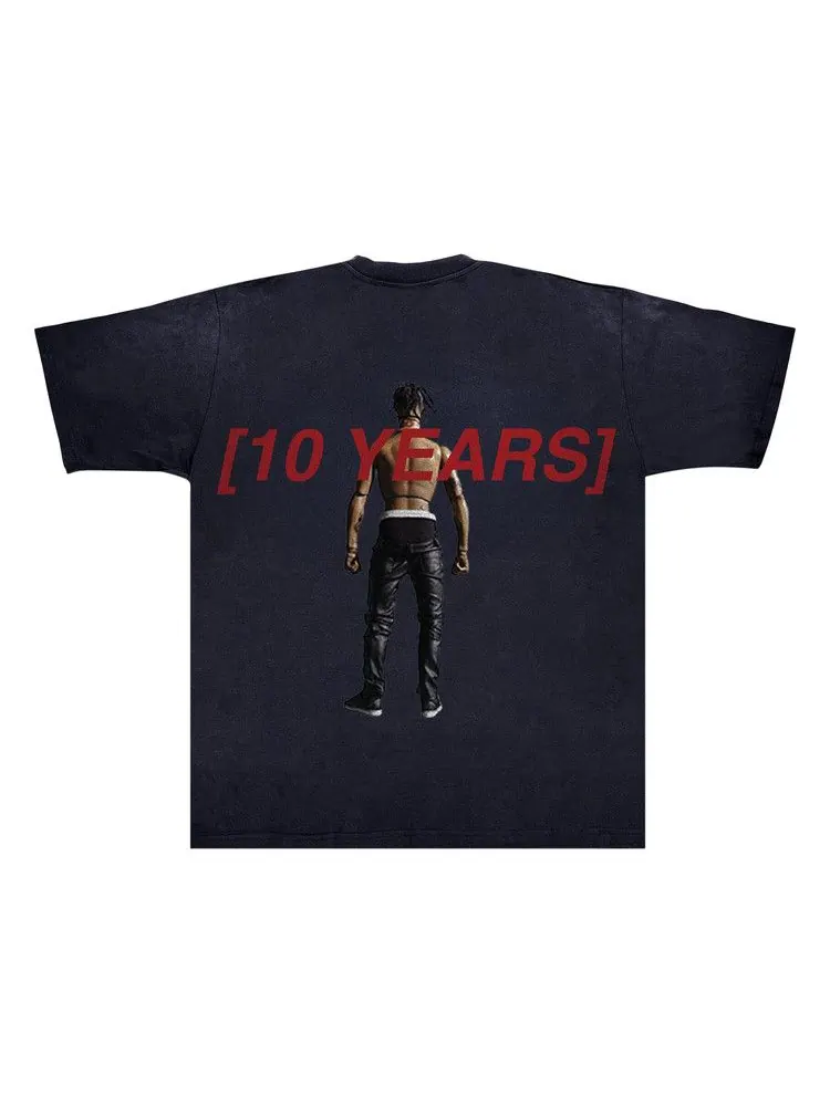 Футболка Cactus Jack by Travis Scott Rodeo 10 Years Action Figure Tee — изображение 2 из 2, черный