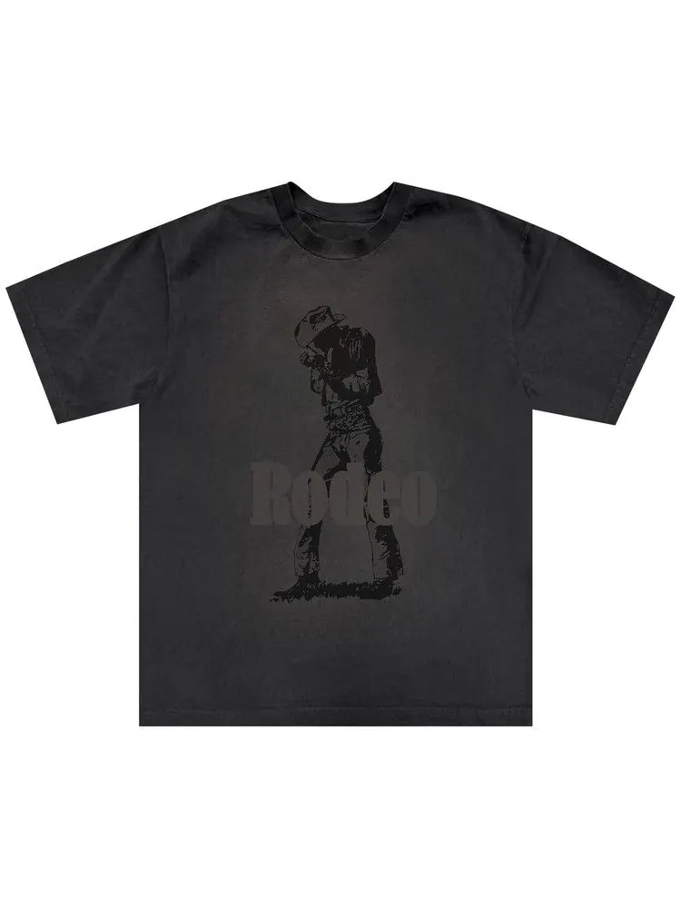 Футболка Cactus Jack by Travis Scott Rodeo 10 Years Cowboy Tee II — изображение 1 из 2, черный