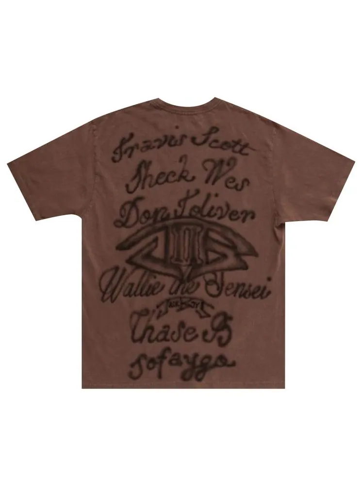 Футболка Cactus Jack by Travis Scott Jackboys 2 A1 T-shirt — изображение 2 из 2, коричневый