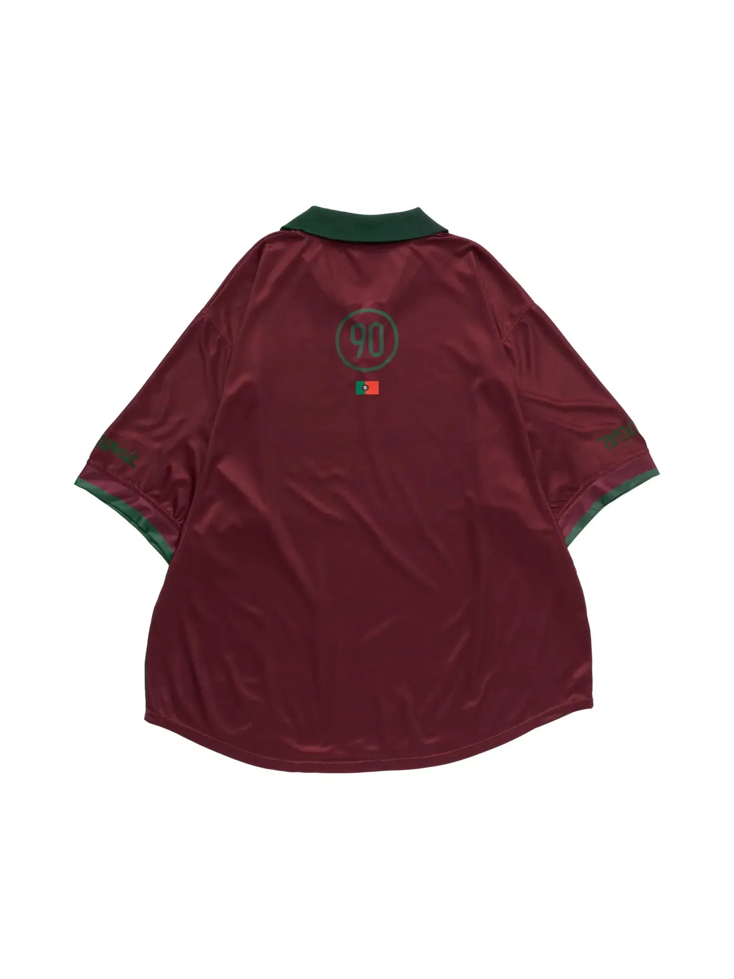 Футболка Cactus Jack от Travis Scott x Nike Portugal Total 90 Retro Jersey — изображение 2 из 2, бордовый