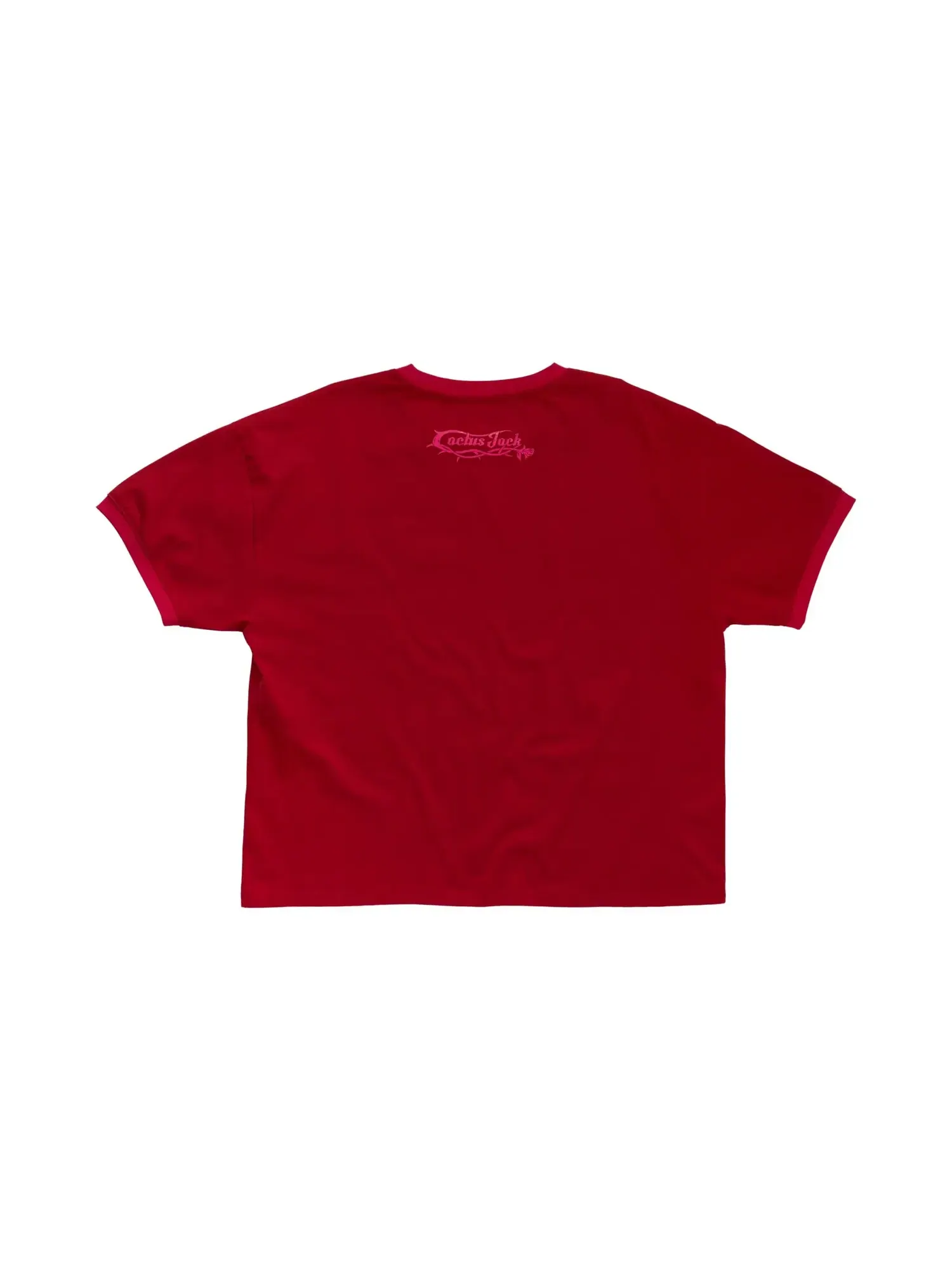 Футболка Cactus Jack от Travis Scott x Nike Heart Ringer Tee — изображение 2 из 3, красный