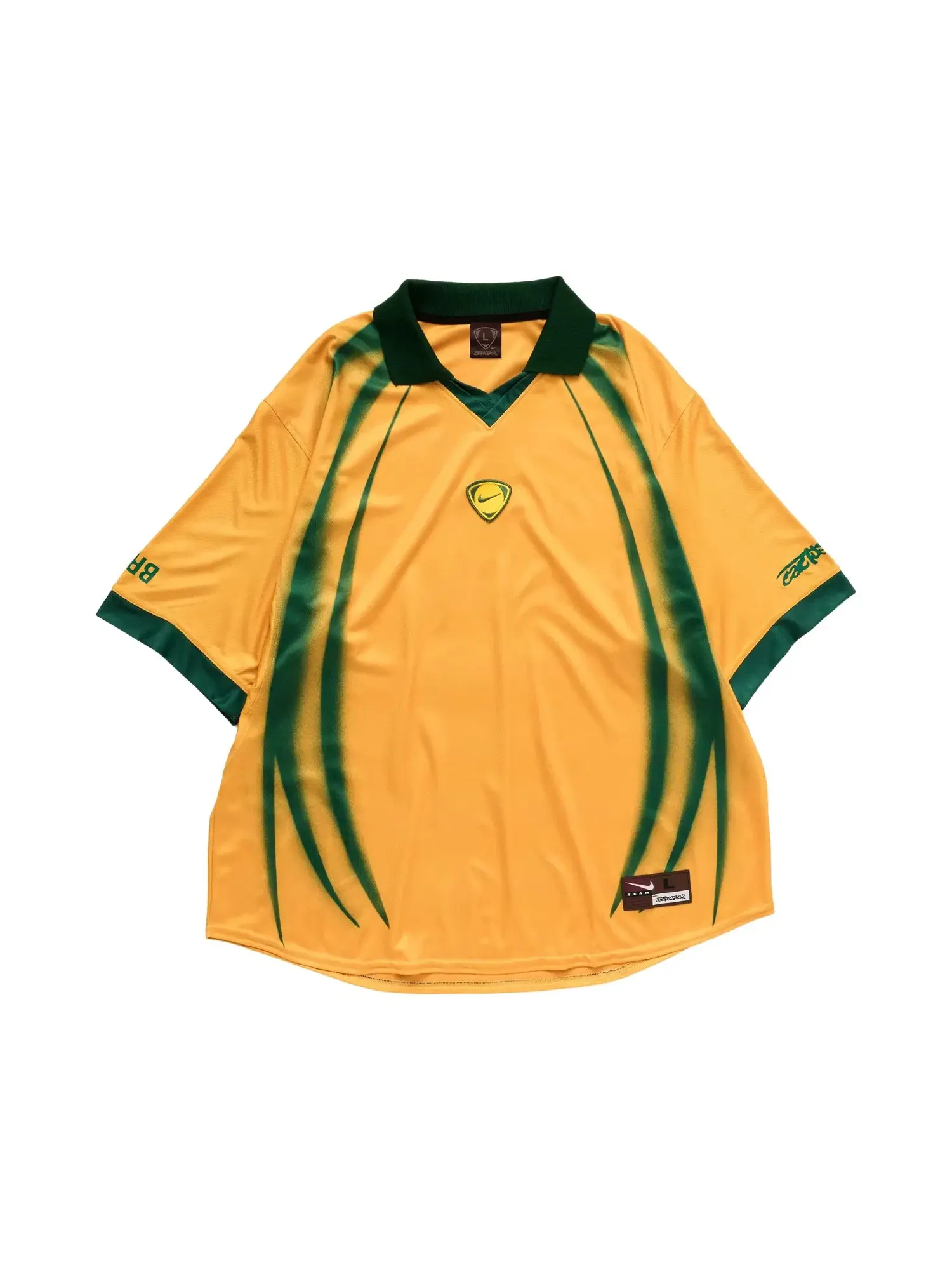 Футболка Cactus Jack от Travis Scott x Nike Brasil Total 90 Retro Jersey — изображение 1 из 2, желтый