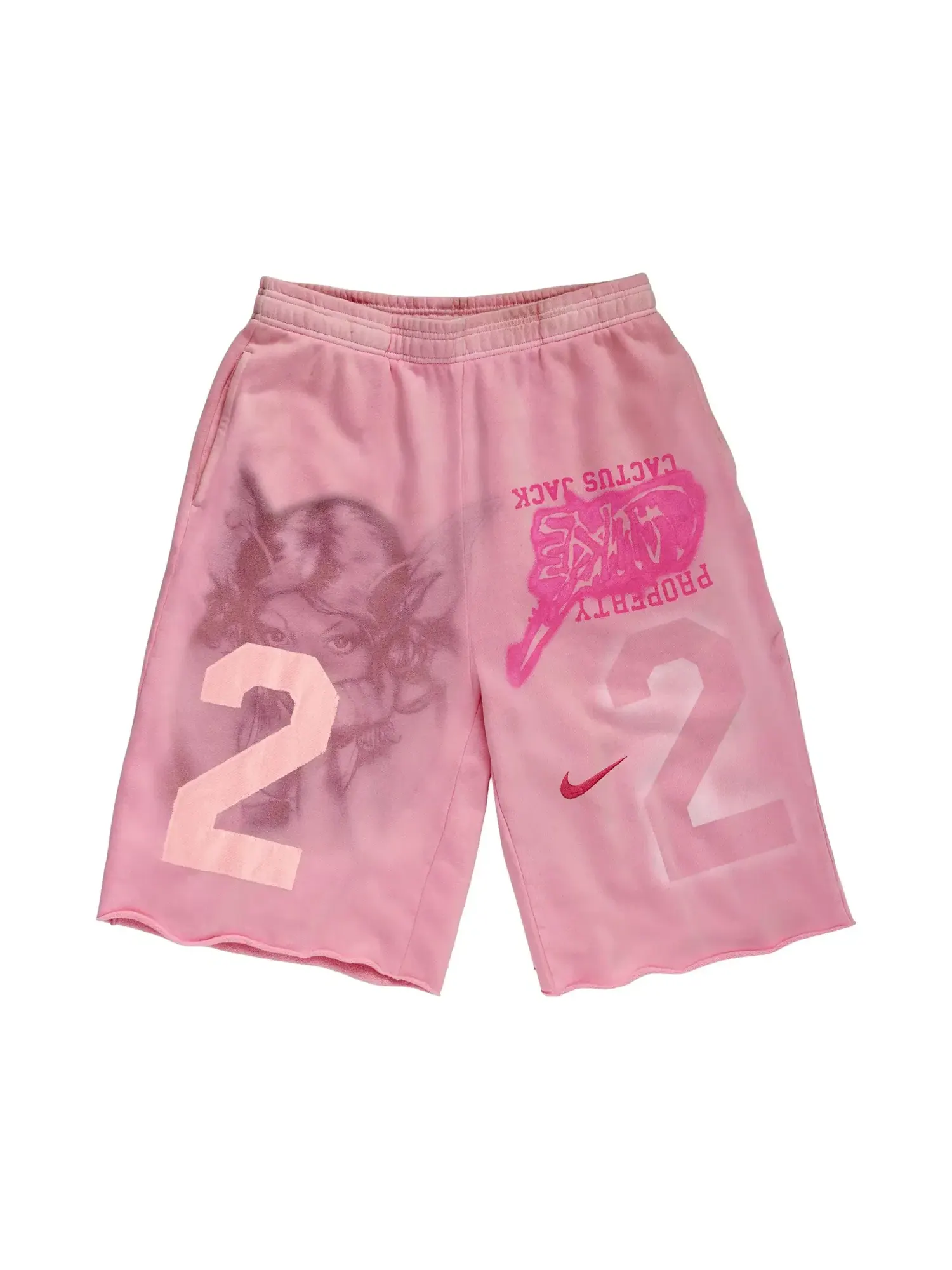 Шорты Cactus Jack от Travis Scott x Nike Property Of Shorts — изображение 1 из 2, розовый