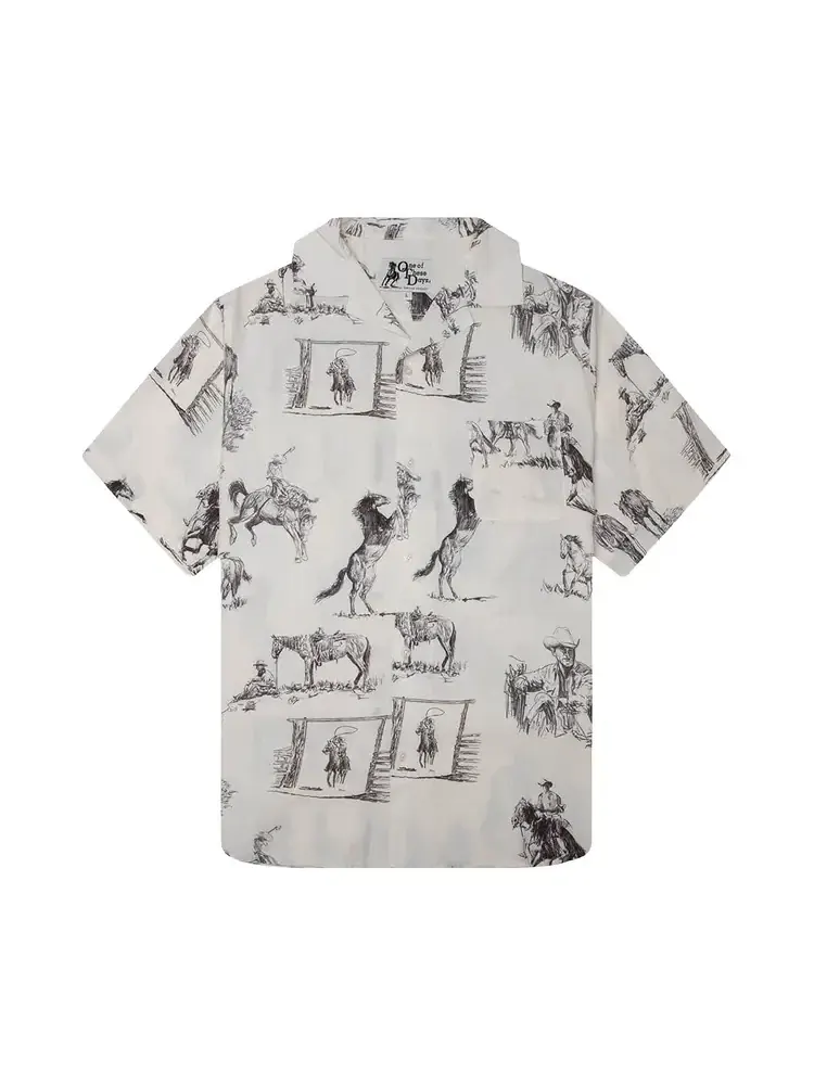 Футболка One Of These Days Charcoal Montage Camp Shirt — изображение 1 из 2, белый