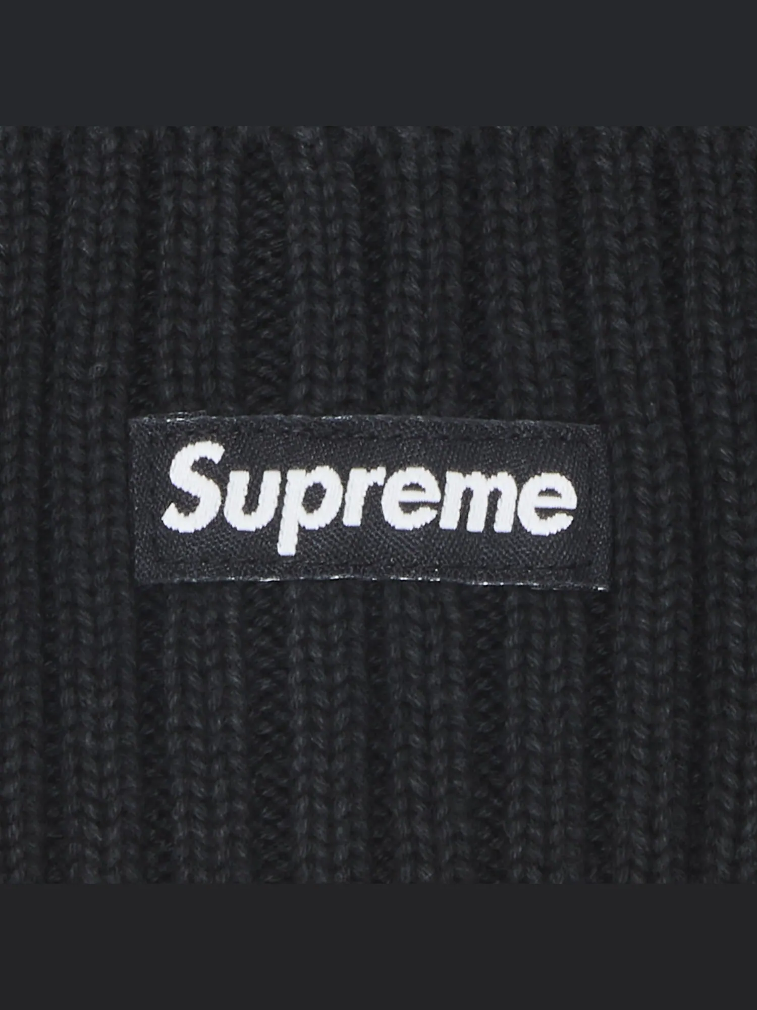 Шапка-бини Supreme Overdyed — изображение 3 из 3, черный