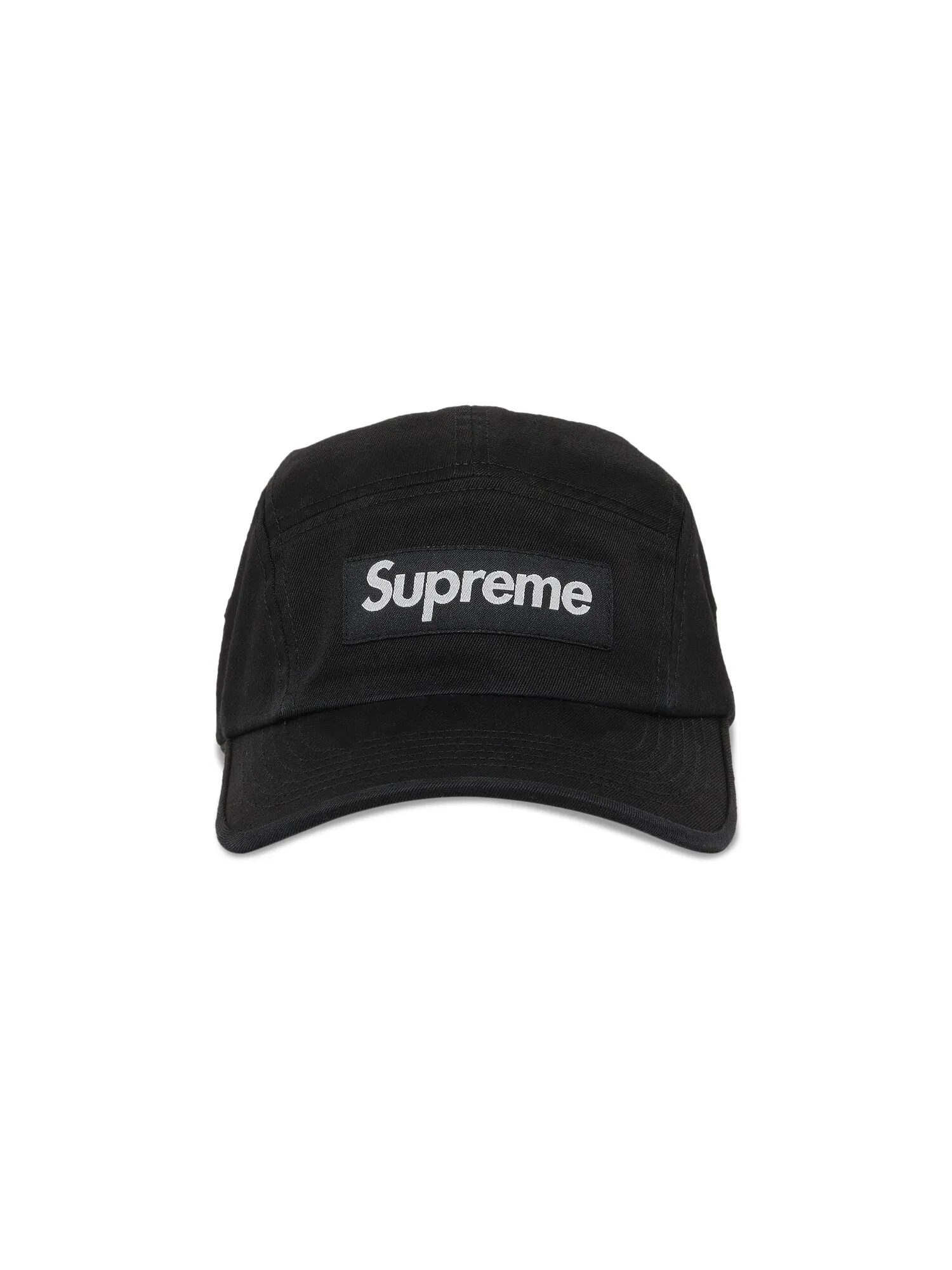 Твиловая кепка Supreme из ткани чинос — изображение 1 из 4, черный