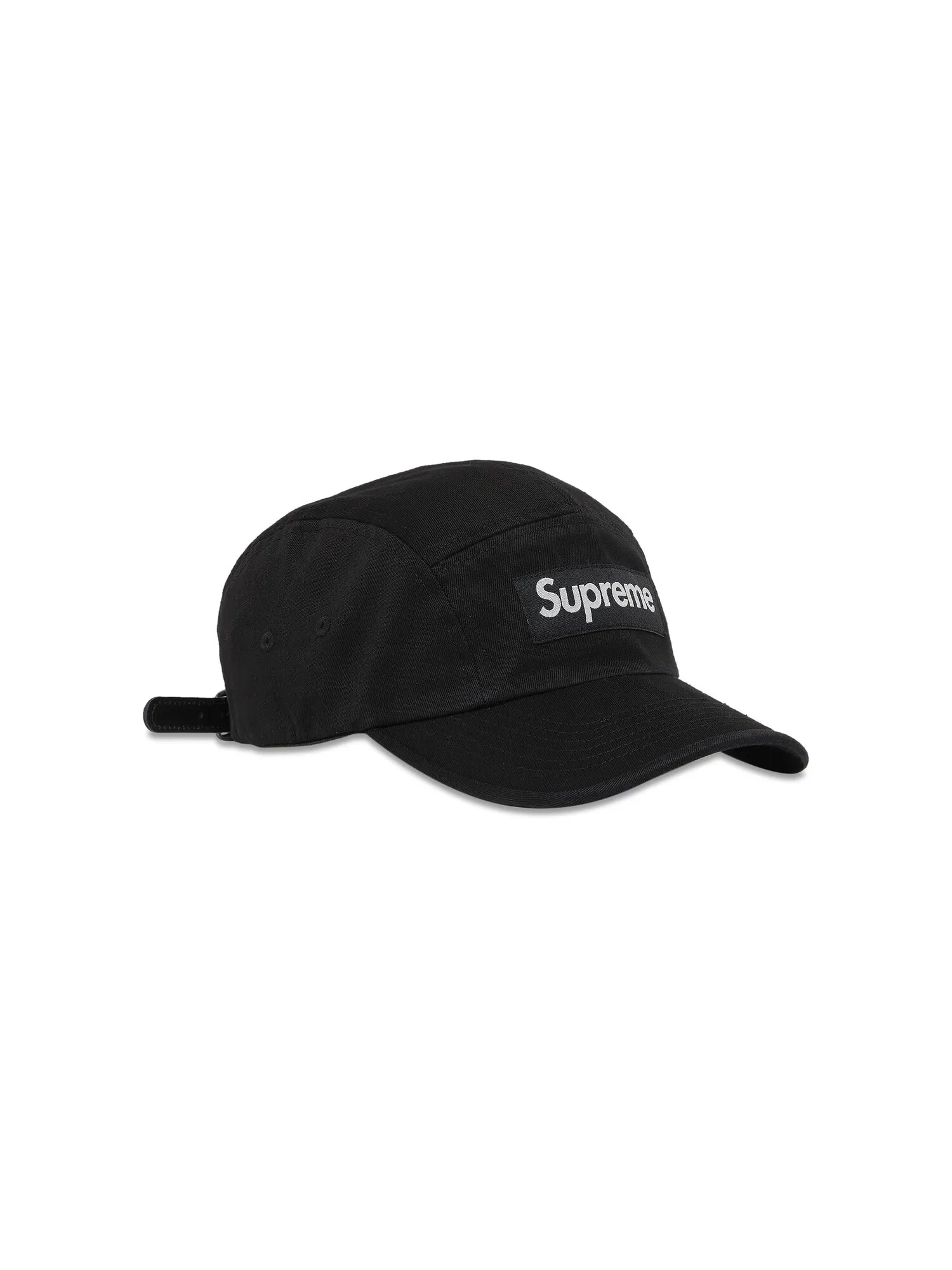Твиловая кепка Supreme из ткани чинос — изображение 2 из 4, черный
