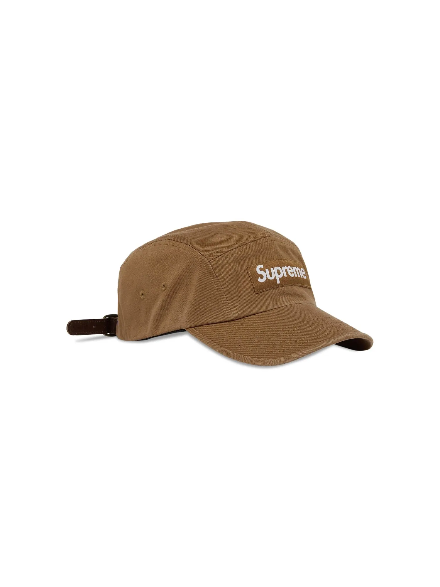Твиловая кепка Supreme из ткани чинос — изображение 2 из 4, коричневый