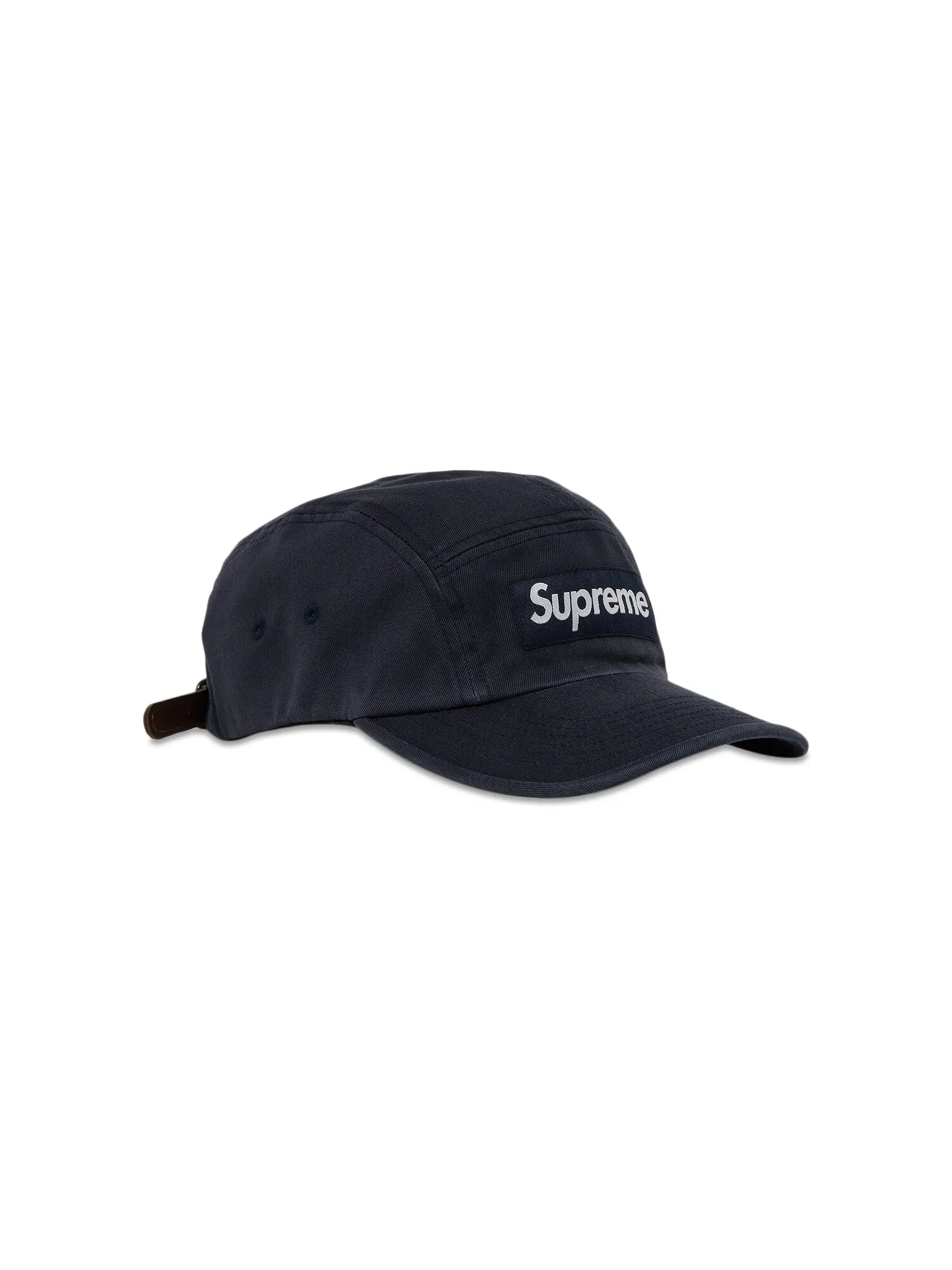 Твиловая кепка Supreme из ткани чинос — изображение 2 из 4, синий