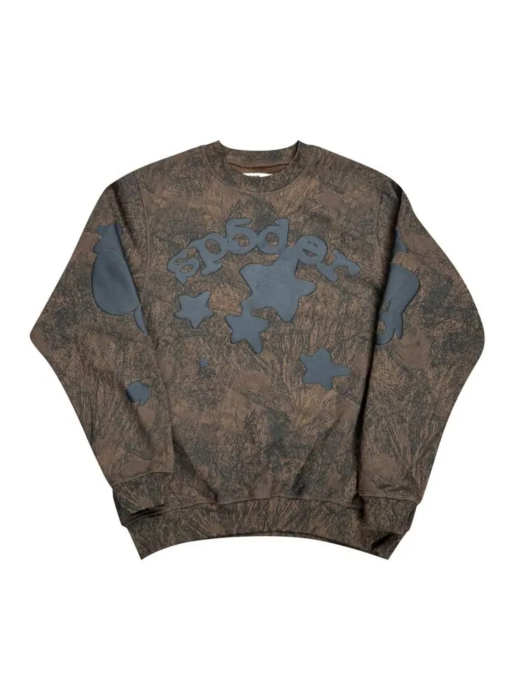 Толстовка Sp5der x ComplexCon Tree Crewneck Camo — мульти