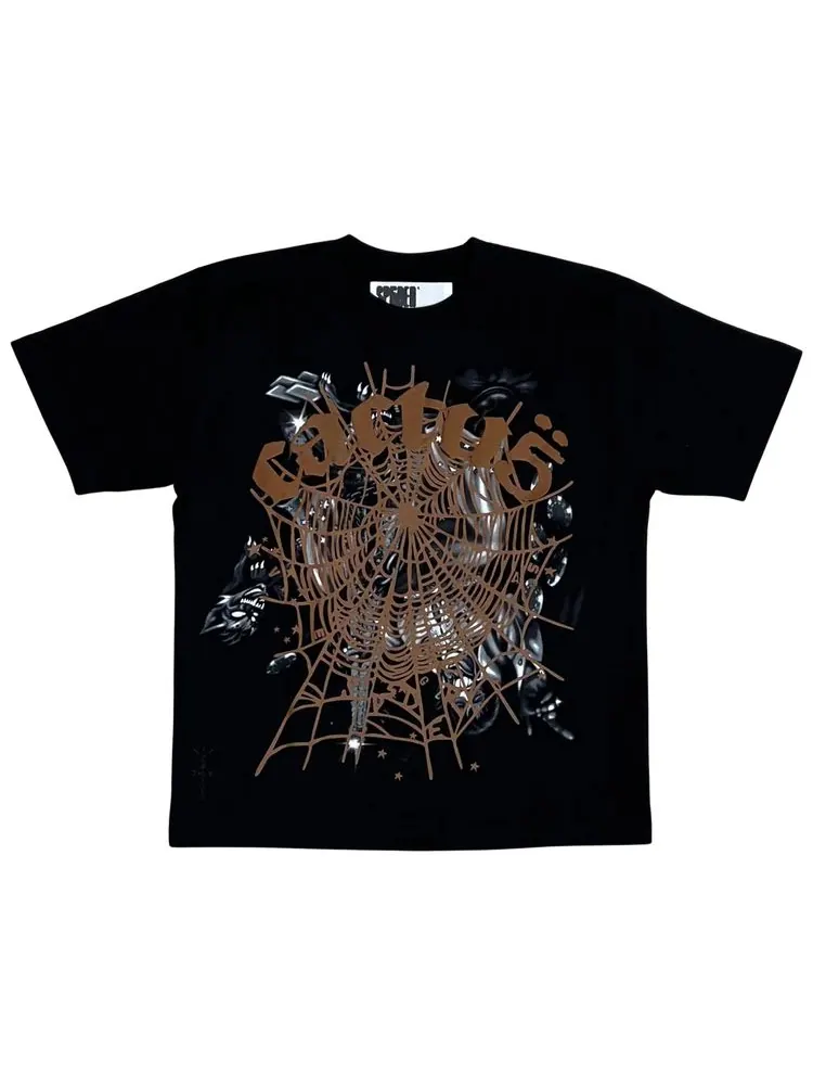 Футболка Sp5der x Travis Scott x ComplexCon Tee 'Black' — черный