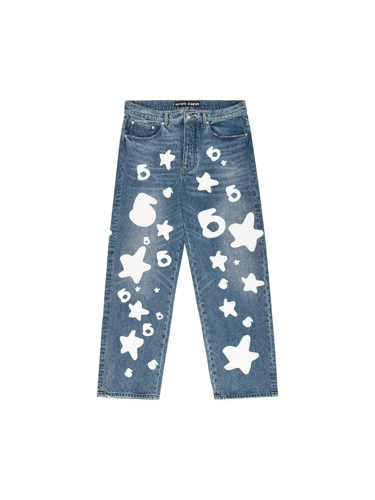 Брюки Sp5der Beluga Wash Denim