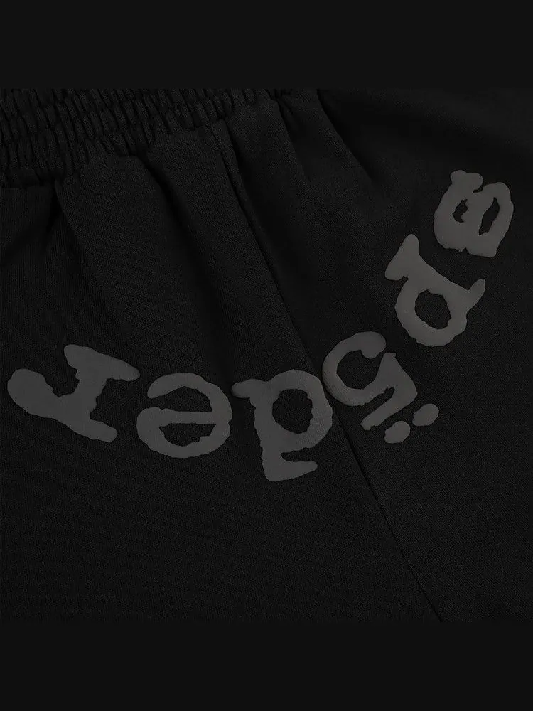 Спортивные шорты Sp5der OG Web V2 Phantom Sweatshort — изображение 3 из 3, черный