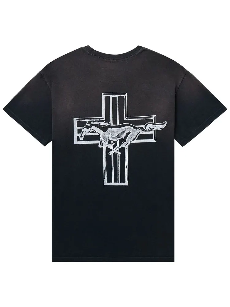 Футболка One Of These Days Mustang Cross Tee — изображение 2 из 2, черный