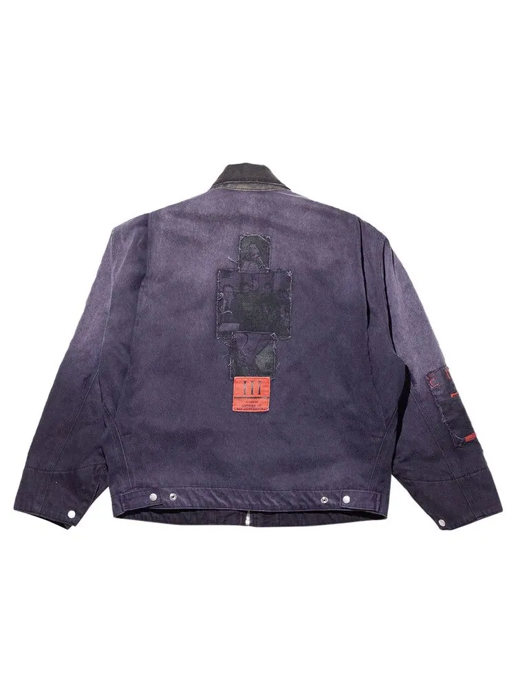 Куртка Enfants Riches Déprimés Chapitre XXI Moleskin Work Jacket — изображение 2 из 2, фиолетовый