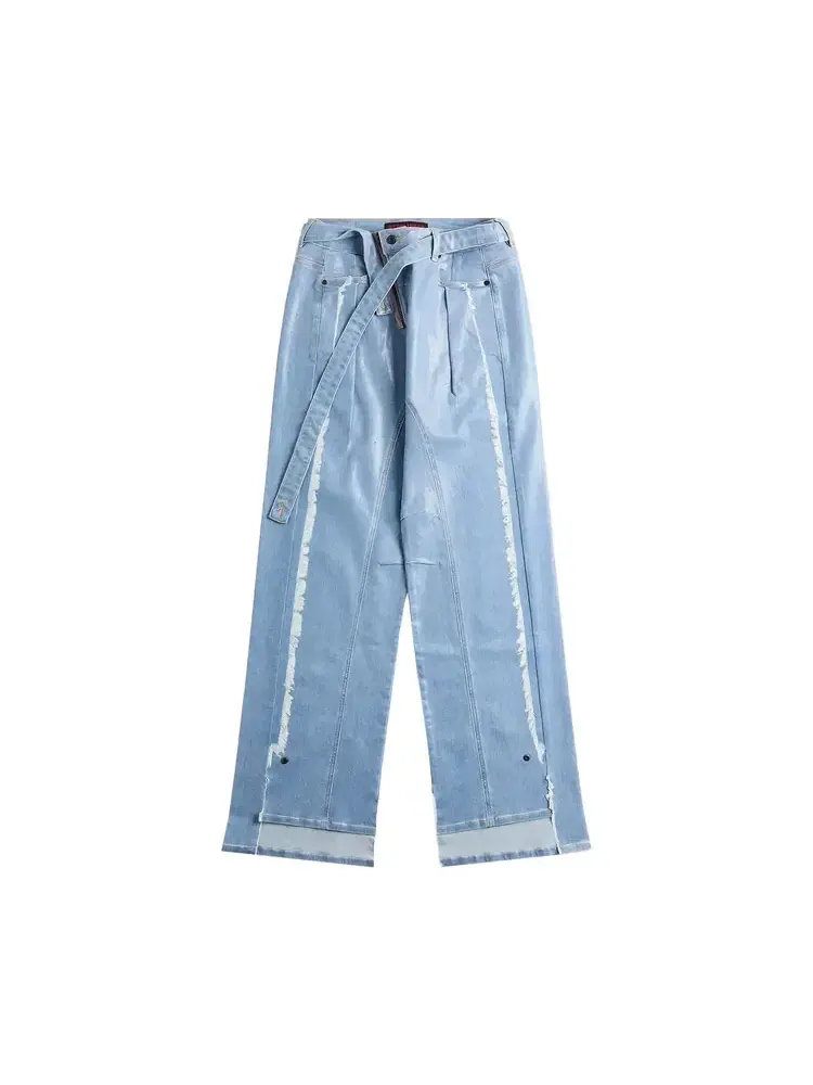 Джинсы Ottolinger Glazed Baggy Jeans — синий