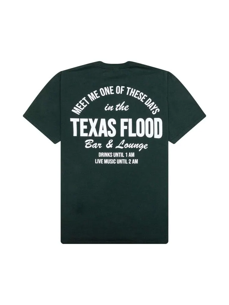 Футболка One Of These Days Texas Flood T-Shirt — изображение 2 из 2, зеленый