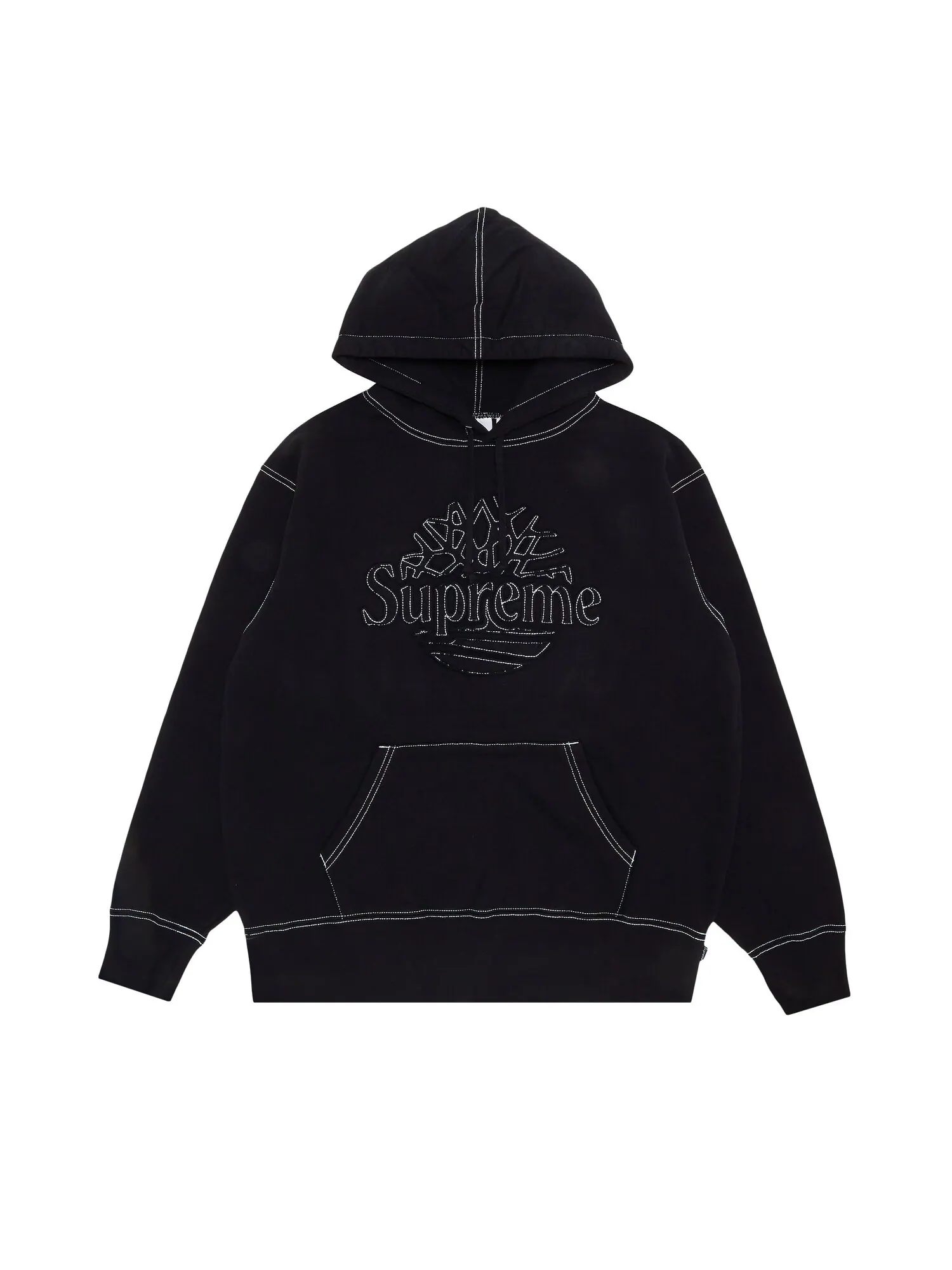 Толстовка с капюшоном Supreme x Timberland — изображение 1 из 3, черный