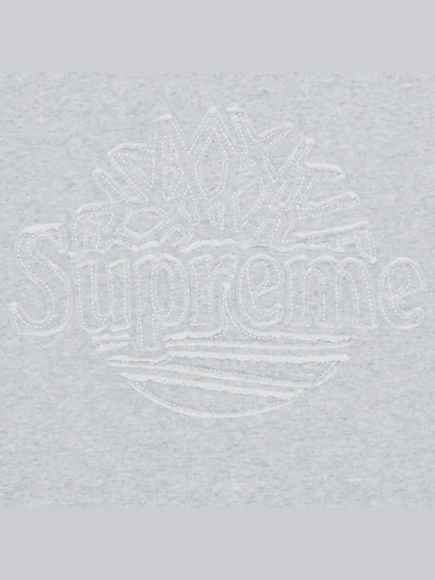 Толстовка с капюшоном Supreme x Timberland — изображение 3 из 3, серый