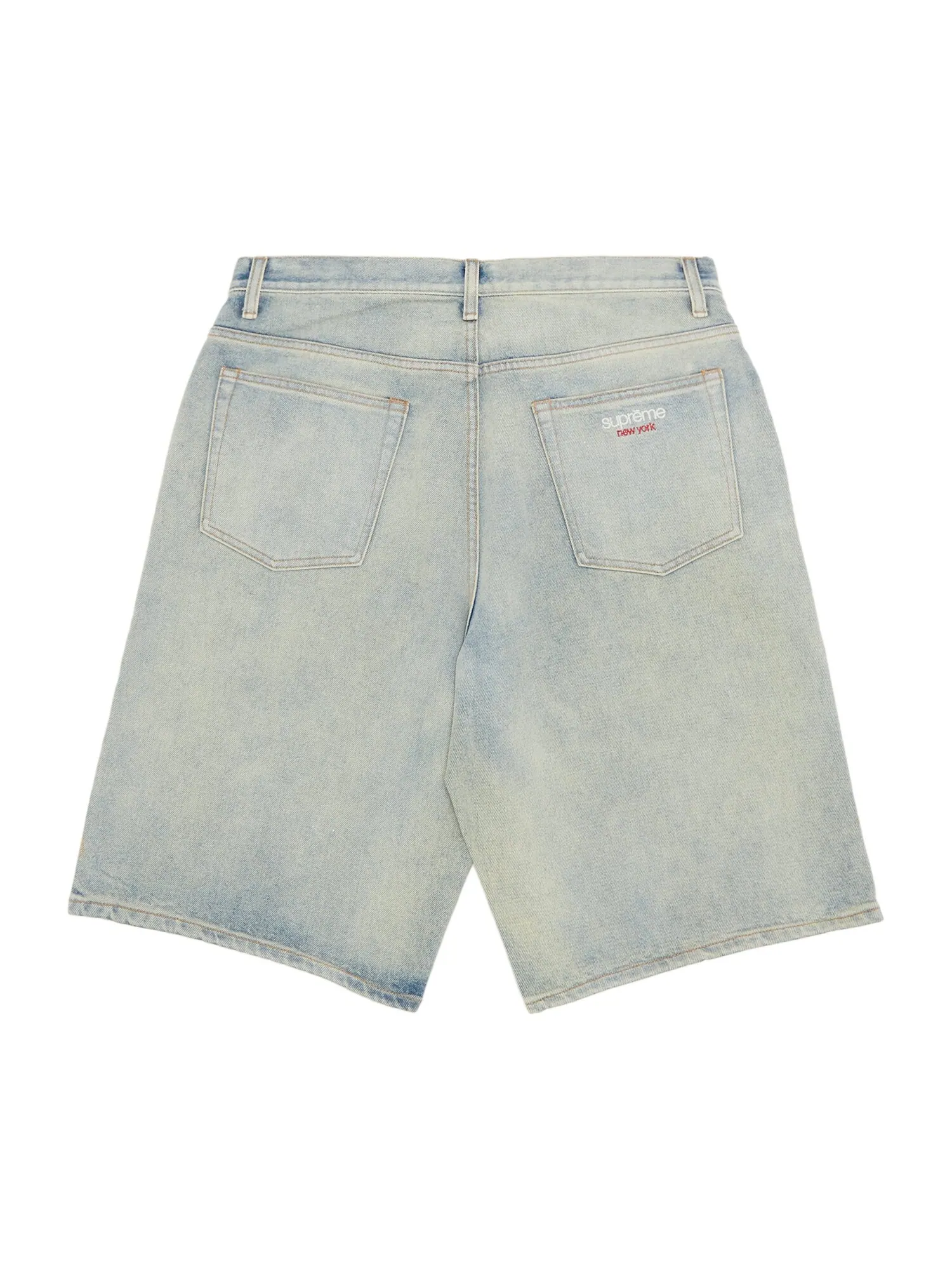 Джинсовые шорты Supreme Baggy Dirty Indigo — изображение 2 из 3, индиго
