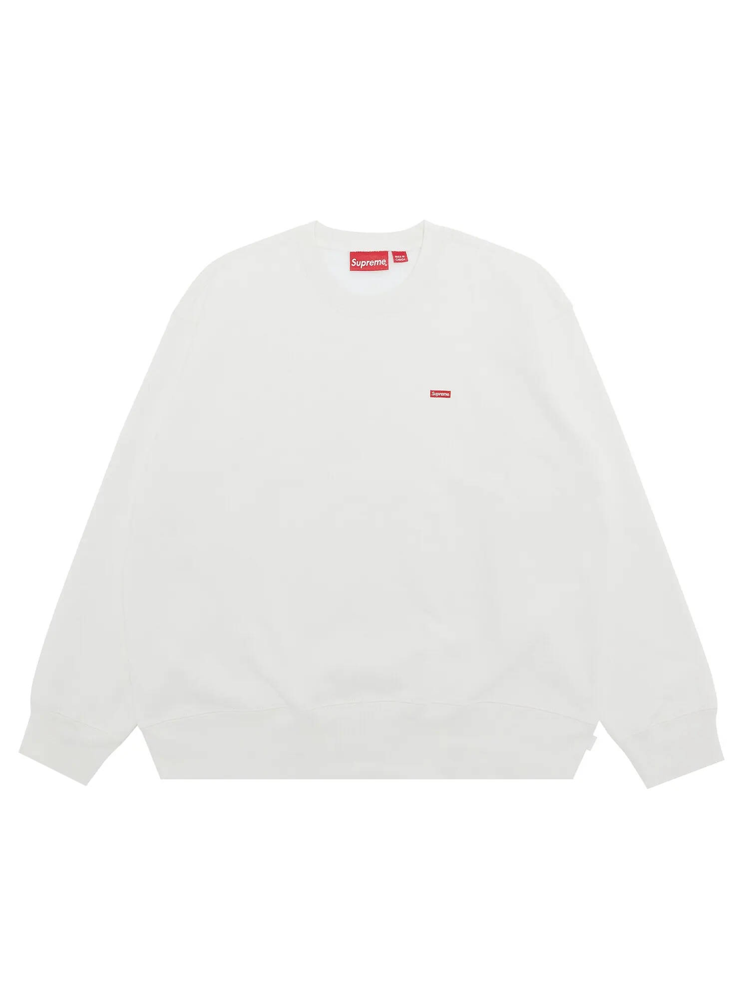 Supreme Small Box Crewneck Белый — изображение 1 из 3
