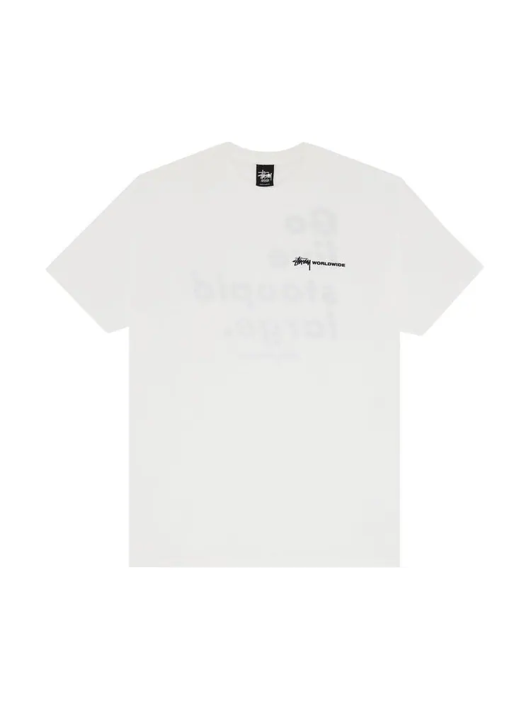 Футболка Stussy Go Live Stoopid Large 'White' — белый