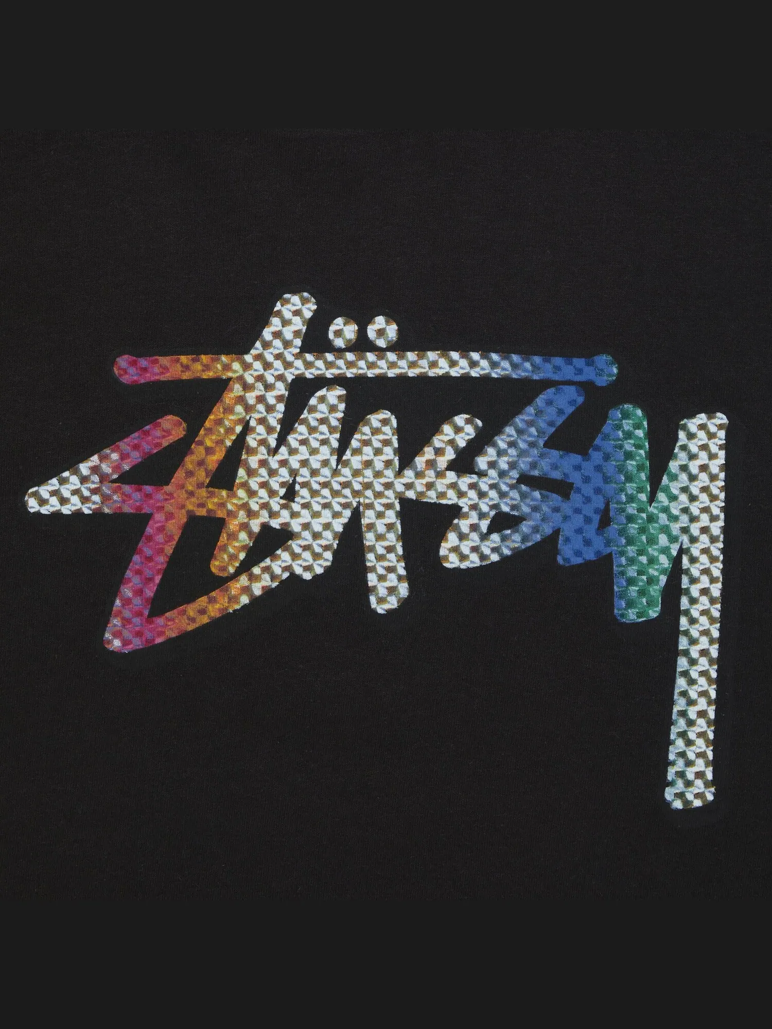 Футболка Stussy Stock Kaleidscope — изображение 3 из 3, черный