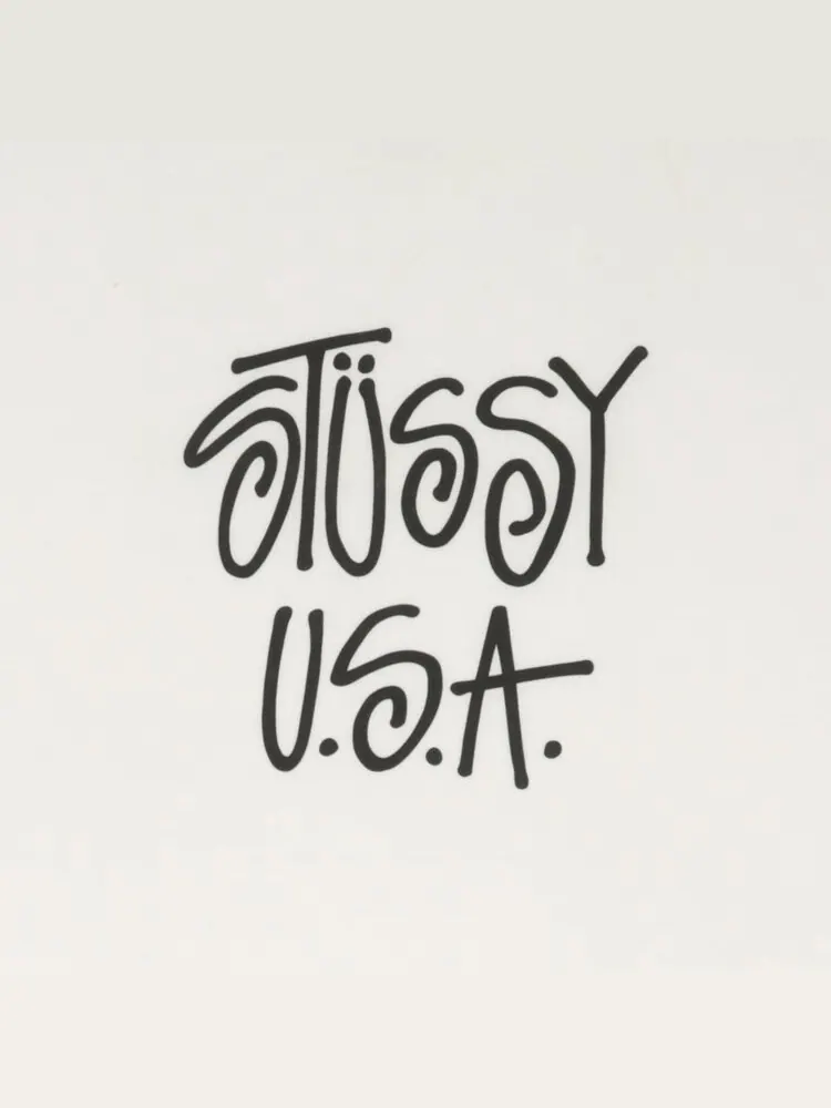 Футболка Stussy USA 'White/Black' — изображение 3 из 3, белый