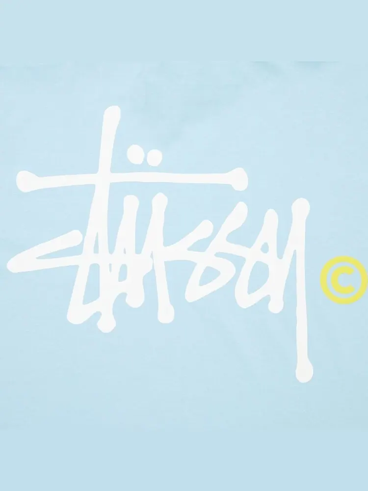 Лонгслив Stussy Gear Basic Logo 'Light Blue' — изображение 3 из 3, синий