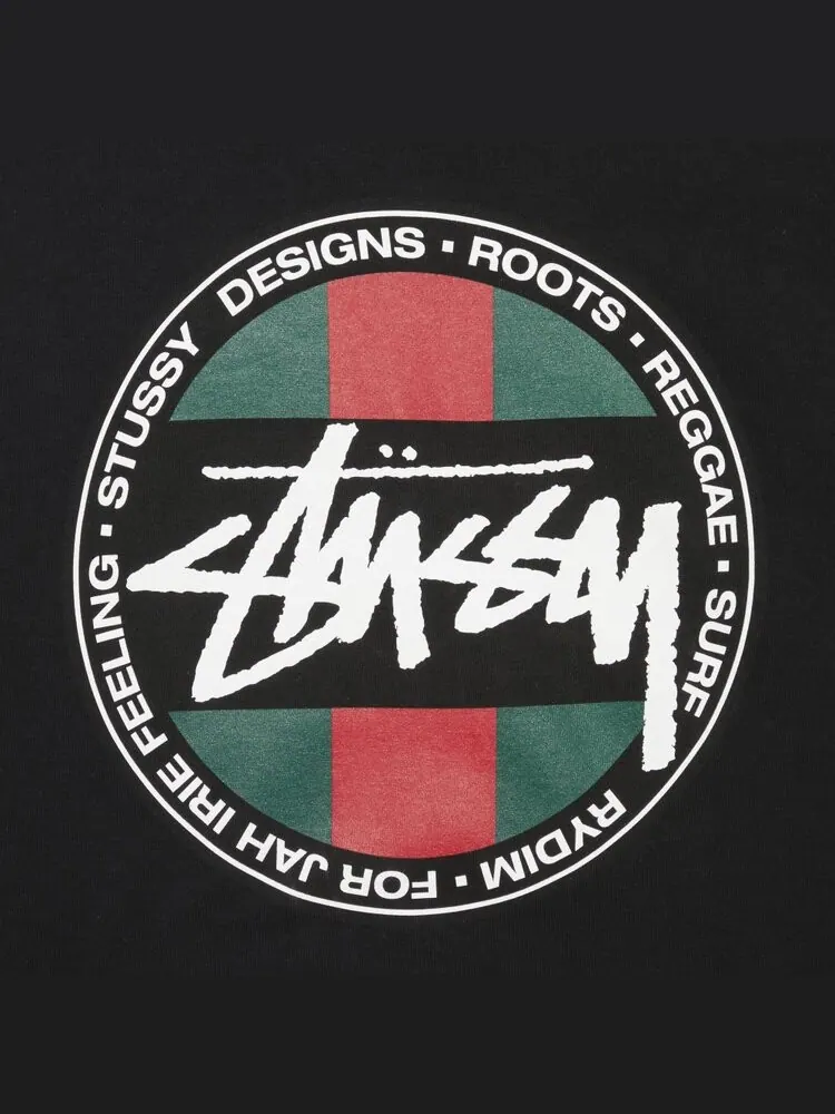 Лонгслив Stussy SS Stripe Dot 'Black' — изображение 3 из 3, черный