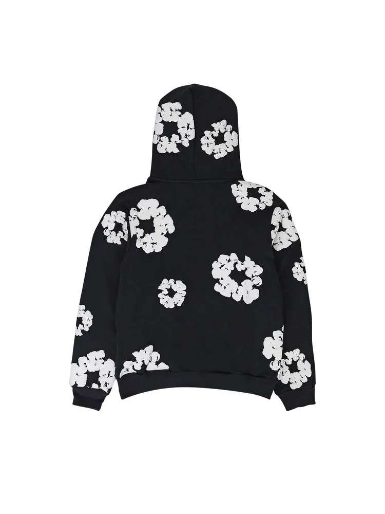 Худи Denim Tears Wreath Hoodie 'Black' — изображение 2 из 3, черный