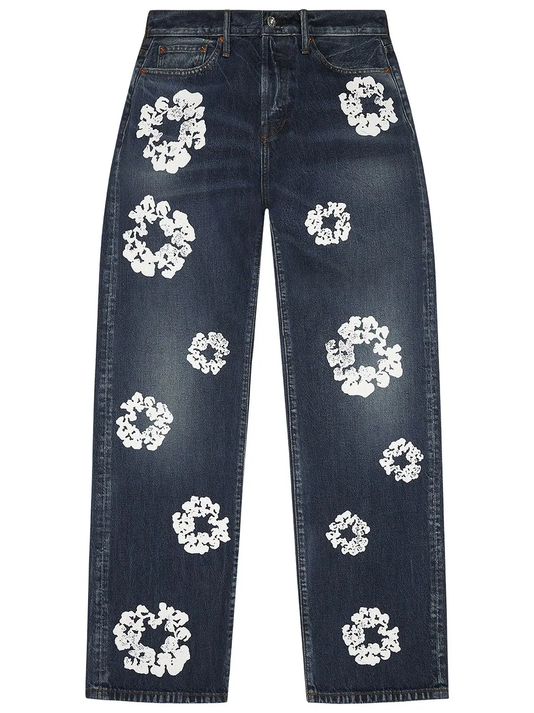 Джинсовые брюки Denim Tears Baggy Cotton Wreath Denim Pant