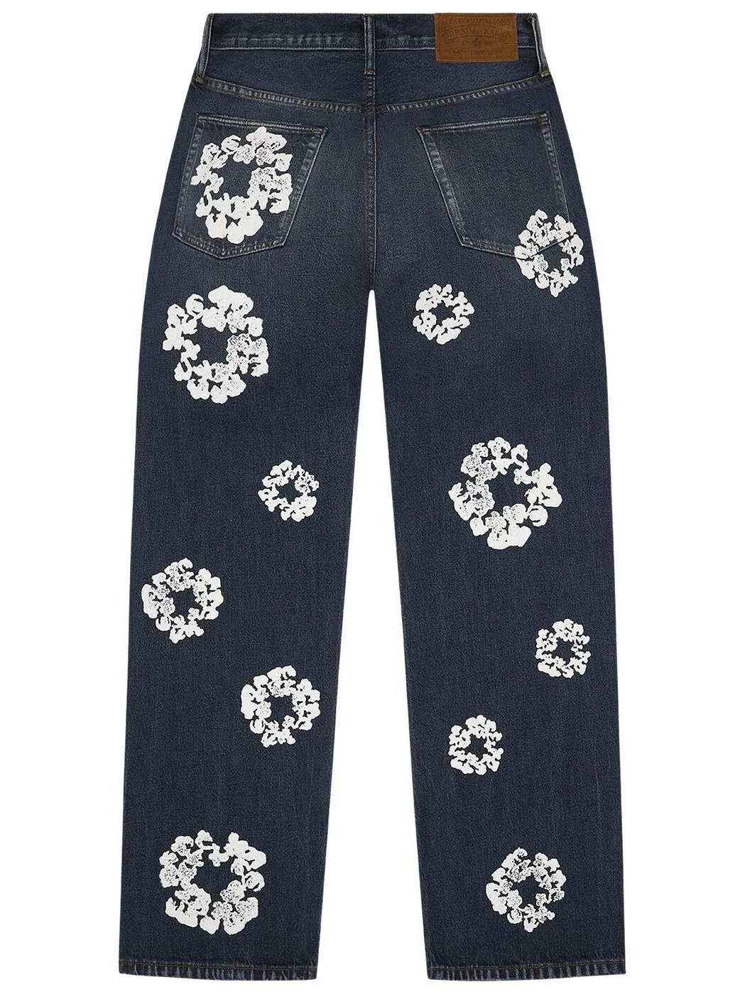 Джинсовые брюки Denim Tears Baggy Cotton Wreath Denim Pant — изображение 2 из 2, синий
