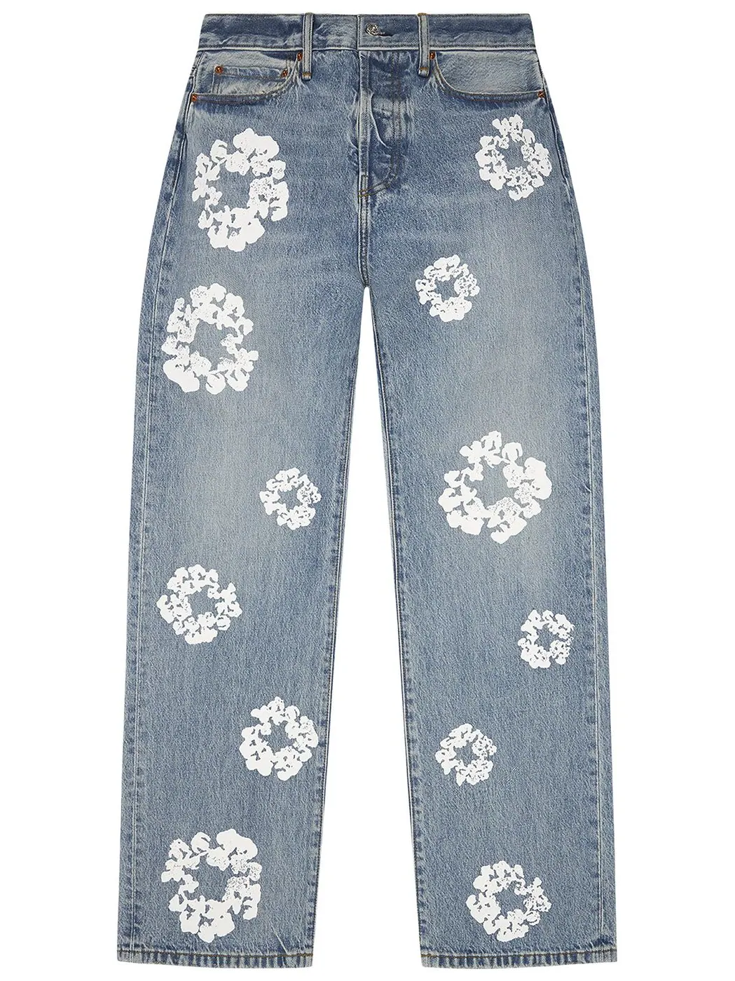 Джинсовые брюки Denim Tears Baggy Cotton Wreath Denim Pant