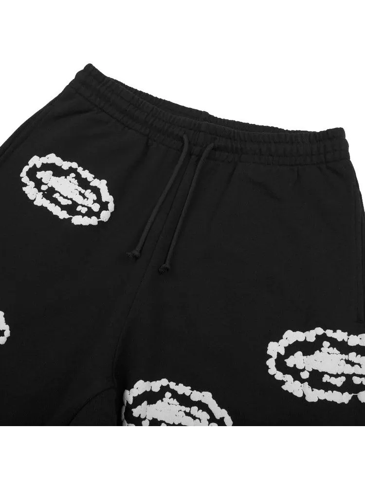 Спортивные брюки Denim Tears x Corteiz Cotton Wreath Sweatpants — изображение 3 из 3, черный