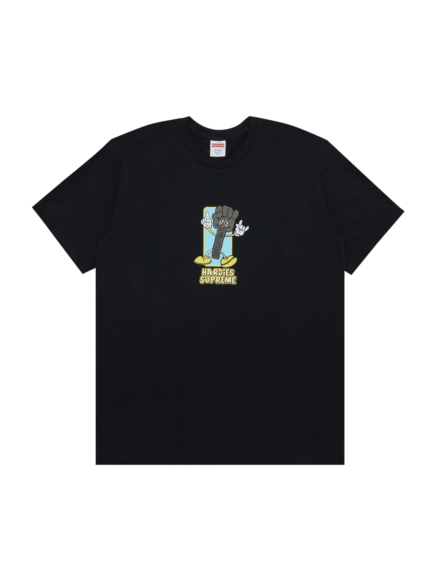 Футболка с болтом Supreme x Hardies — изображение 1 из 3, черный