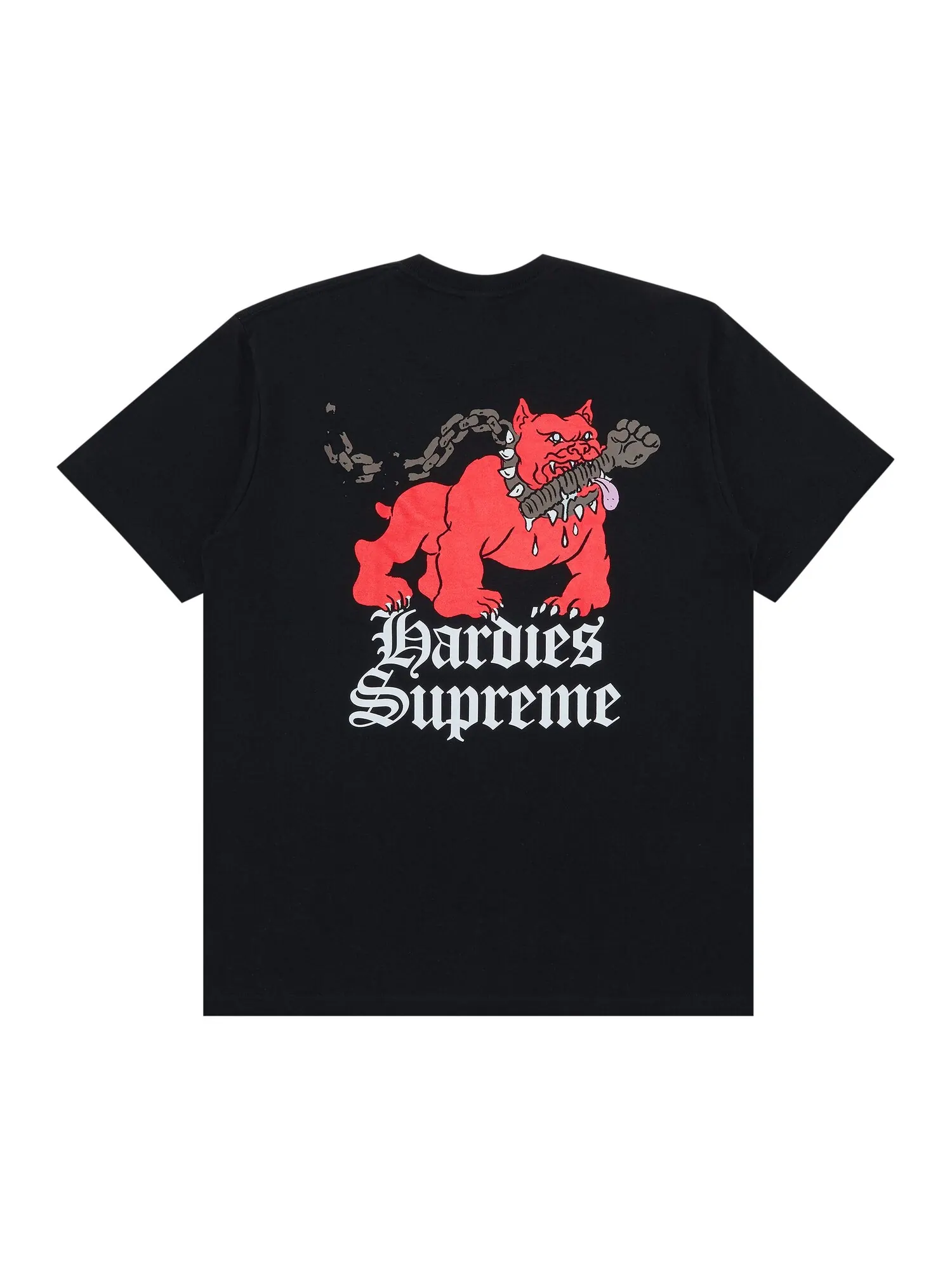 Футболка Supreme x Hardies Dog Tee — изображение 2 из 3, черный