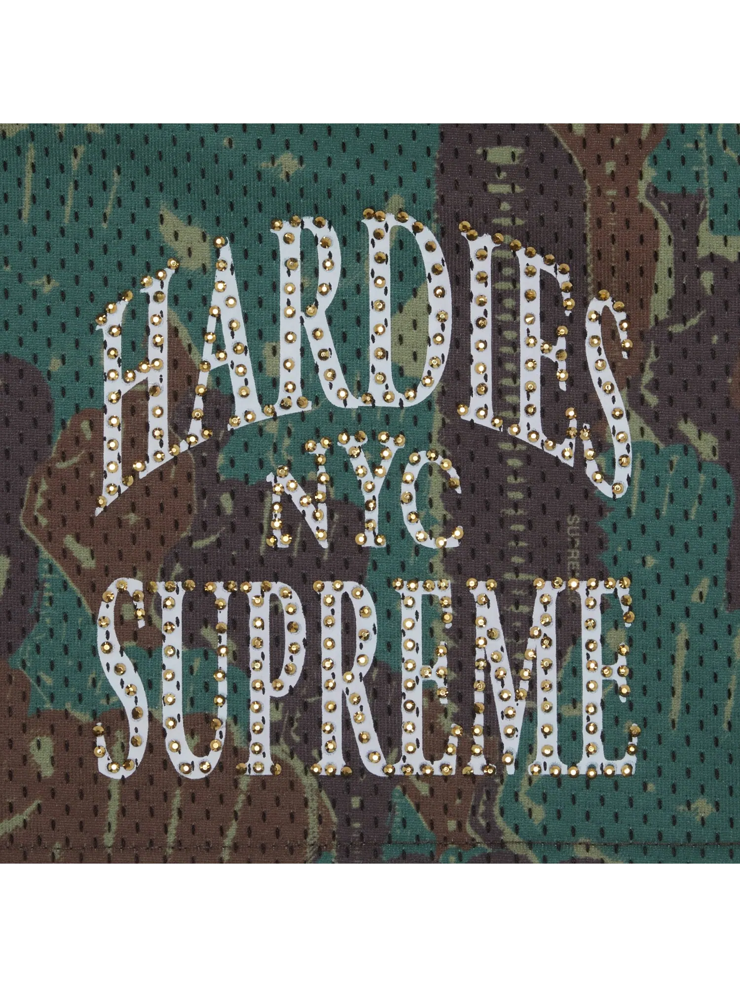 Баскетбольные шорты Supreme x Hardies с камуфляжным принтом — изображение 3 из 3, зеленый