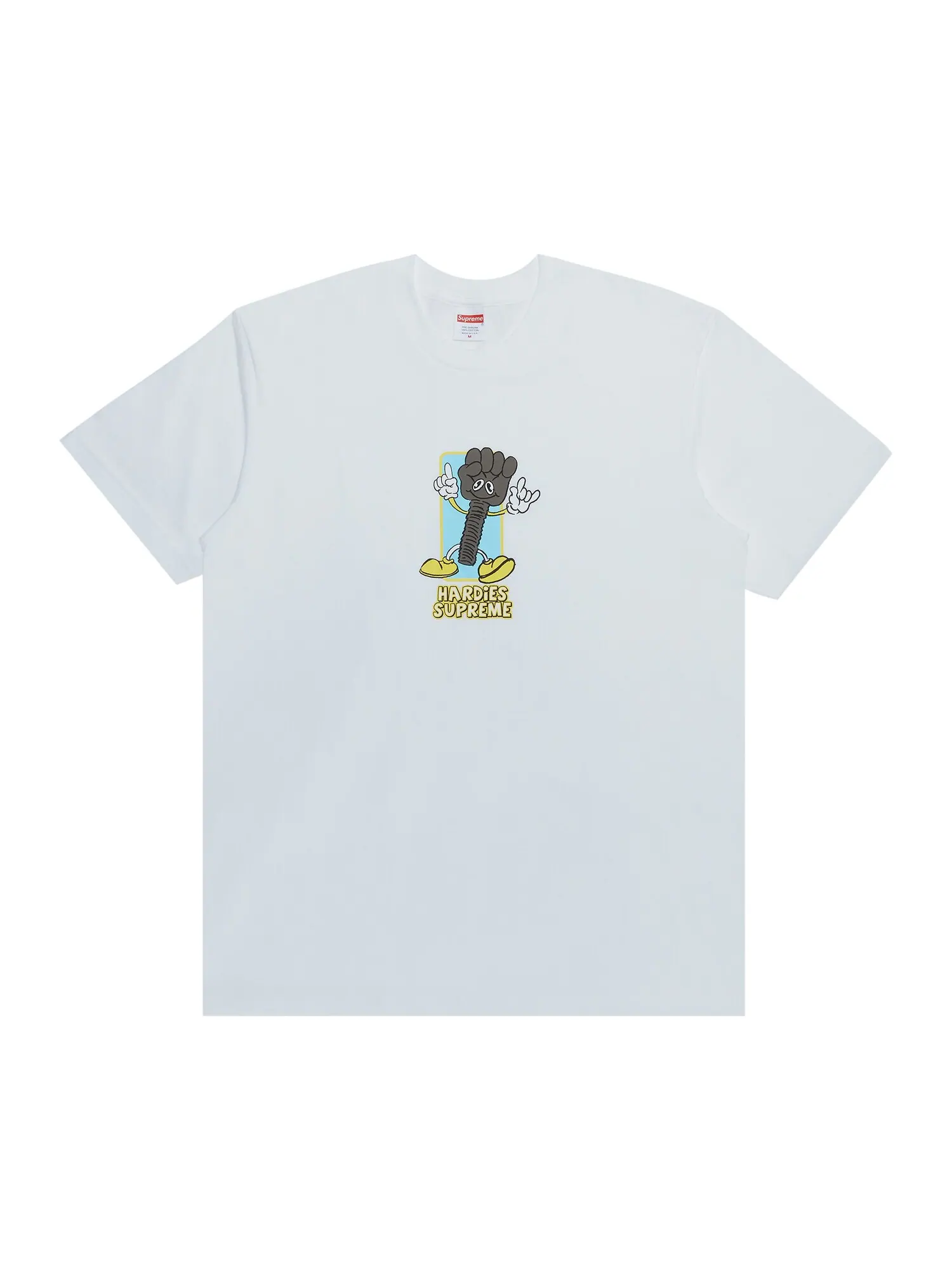 Футболка с болтом Supreme x Hardies — изображение 1 из 3, белый