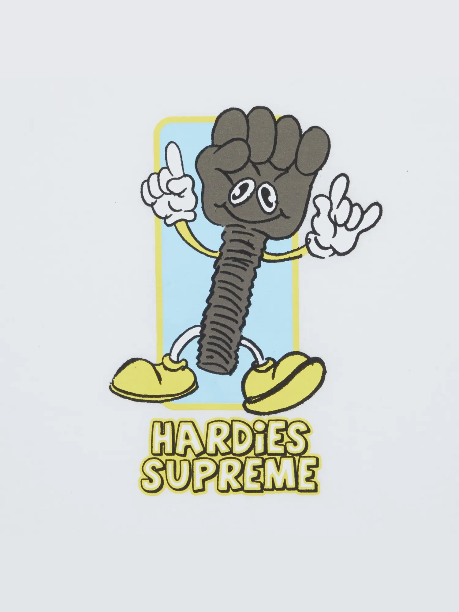 Футболка с болтом Supreme x Hardies — изображение 3 из 3, белый