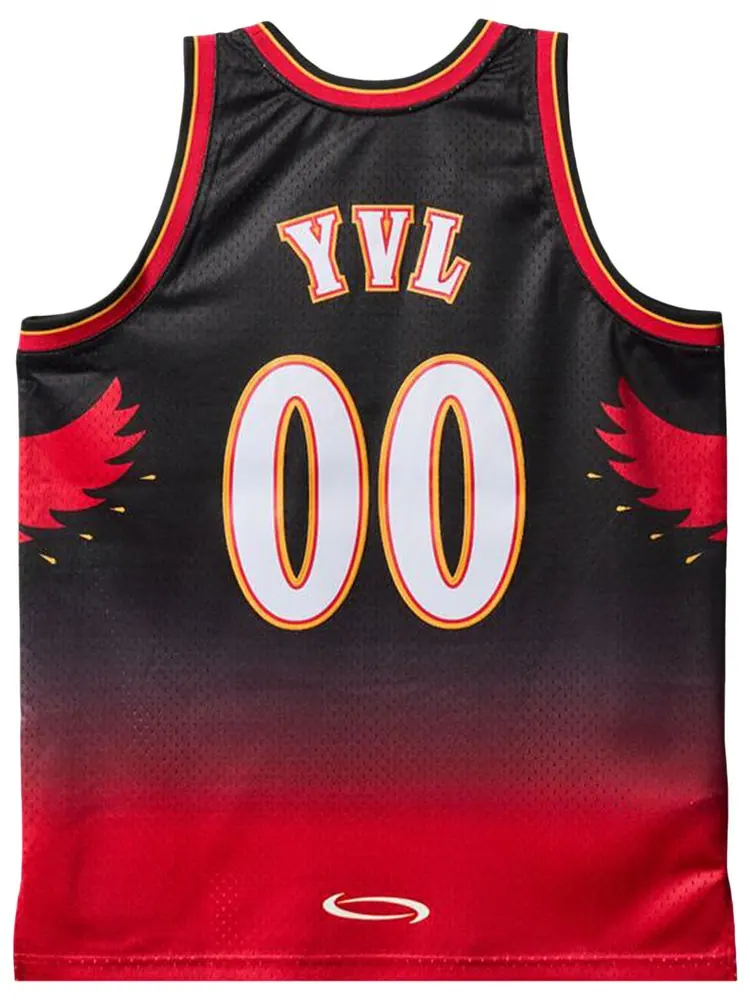 Футболка Mitchell & Ness x Playboi Carti x NBA Atlanta Hawks 1996 года — изображение 2 из 2, красный