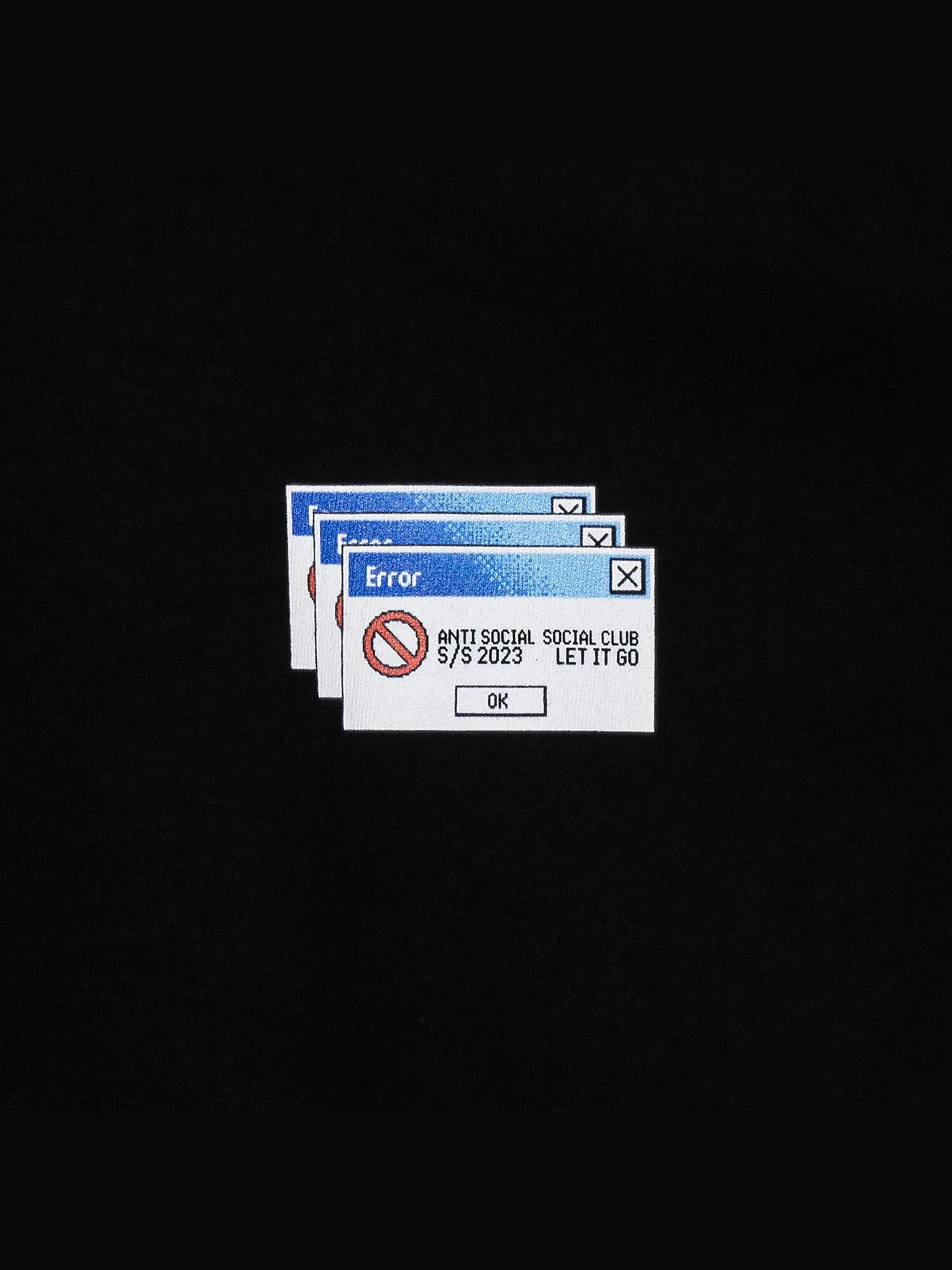 Футболка Anti Social Social Club 404/747 Черная — изображение 3 из 3, черный