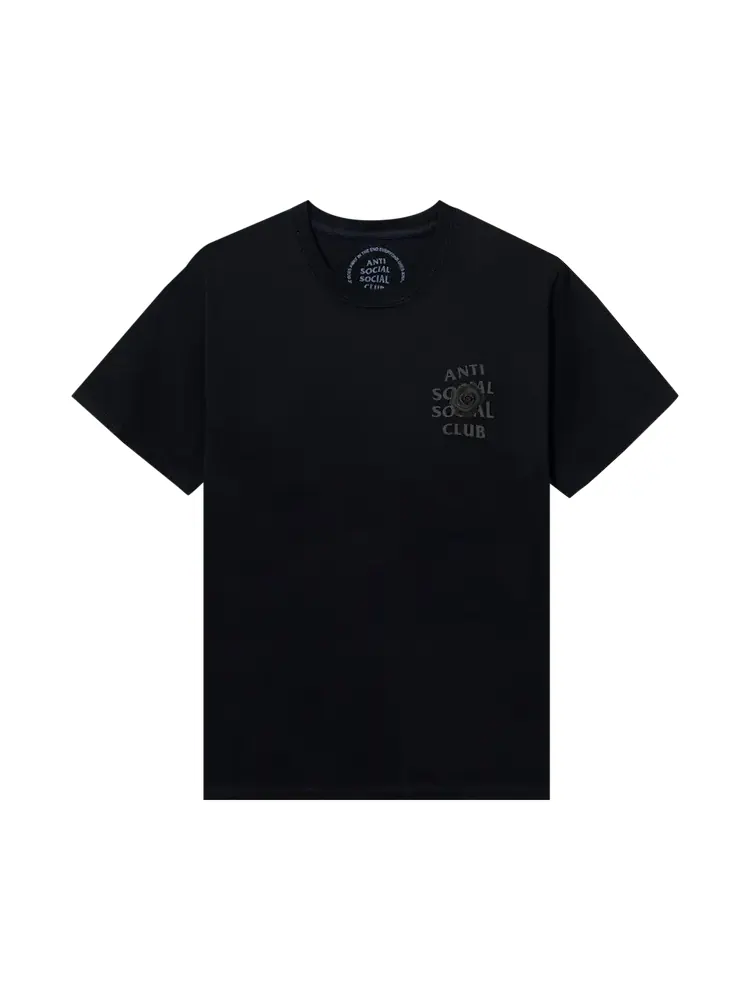Футболка Anti Social Social Club Bat Emoji F&F 'Royal Black' — изображение 1 из 2, черный