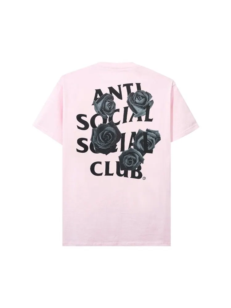 Футболка Anti Social Social Club Bat Emoji 'Pink' — изображение 2 из 2, розовый
