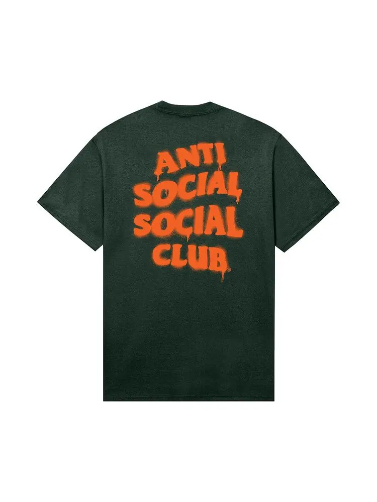 Футболка Anti Social Social Club Burn It Down 2 Tee — изображение 2 из 2, зеленый