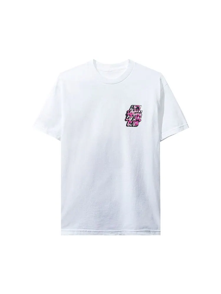 Футболка Anti Social Social Club Blocked Pink Camo Tee — изображение 1 из 2, белый